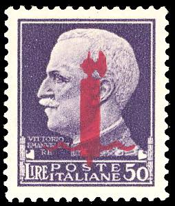 1944 - 50 lire, soprastampato ... 