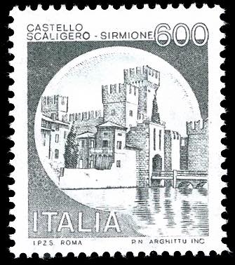 1980 - 600 lire Castello nero, ... 