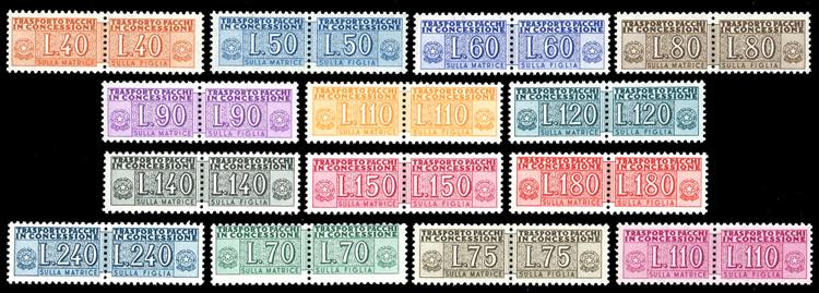 PACCHI IN CONCESSIONE 1955/68 - ... 