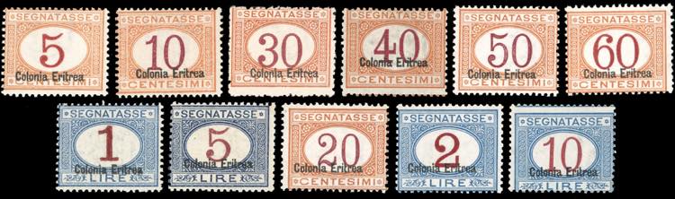 SEGNATASSE 1920/26 - Soprastampati ... 