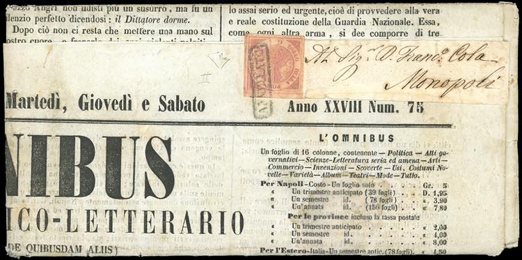 1860 - 1/2 grano rosa, II tavola ... 