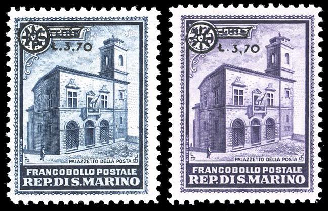 1934 - Palazzetto soprastampati, ... 