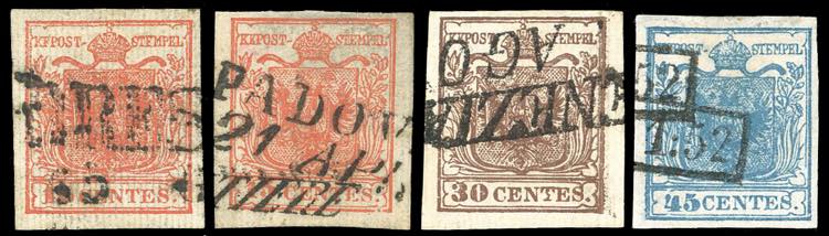 1851 - Serie completa di 4 ... 