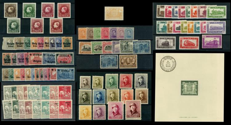 BELGIO 1882/1952 - Bellinsieme di ... 