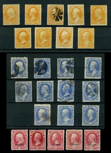 STATI UNITI SERVIZIO 1873 - Tre ... 