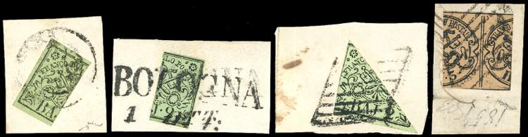 1852 - 2 baj verde oliva (3), due ... 