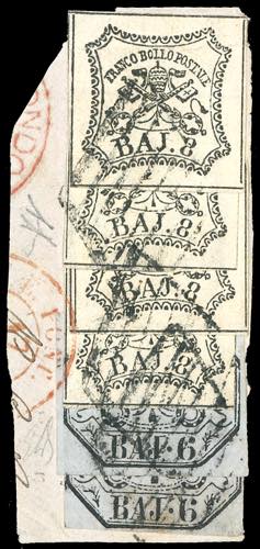 1864 - 6 baj lilla grigio, due ... 