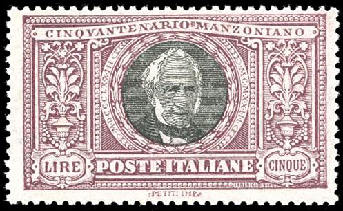 1923 - 5 lire Manzoni (156), ... 