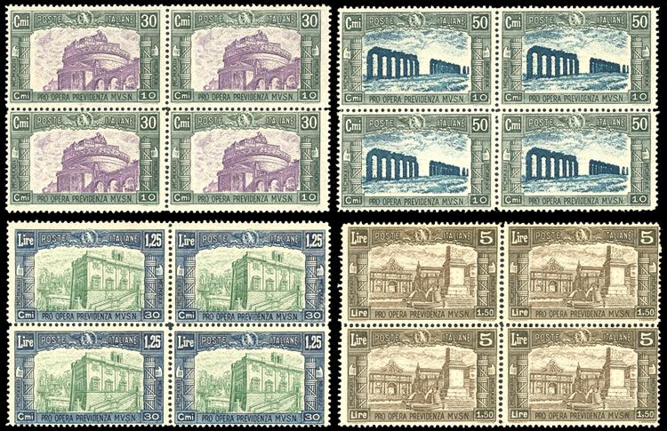 1930 - Milizia III, serie completa ... 