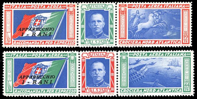 1933 - Trittici I-RANI, serie ... 