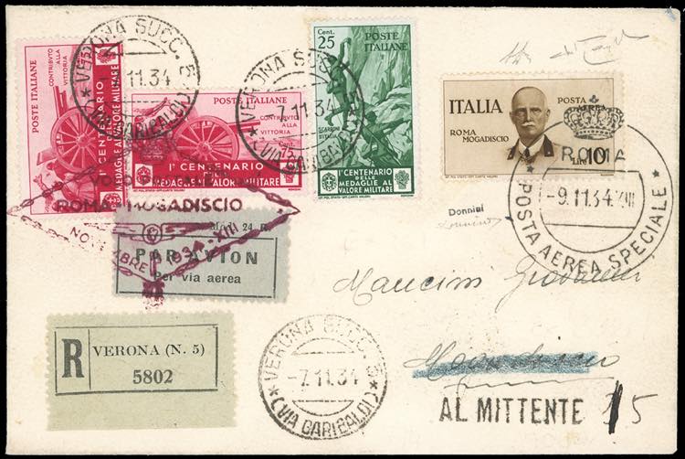 1930 - 10 lire volo ... 