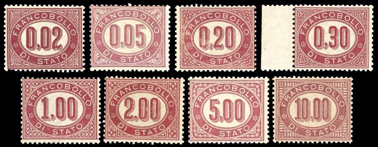 1875 - Serie completa (1/8), ... 