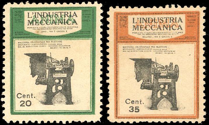 CORRIERI PRIVATI 1920 - 20 e 35 ... 