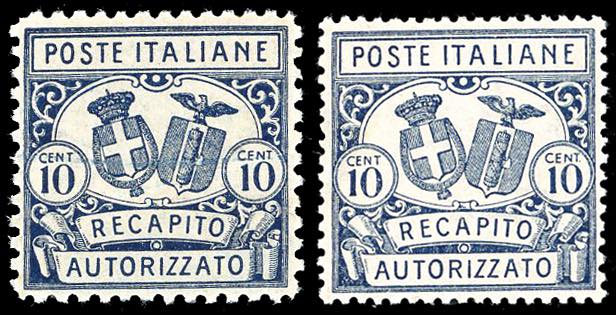 1928 - 10 cent., un esemplare ... 