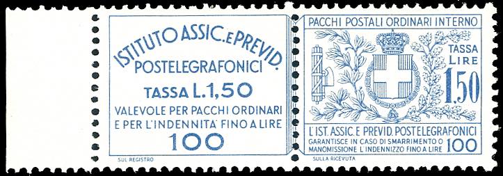 1936 - 1,50 lire Istituto ... 