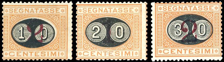 1890/91 - Mascherine, serie ... 
