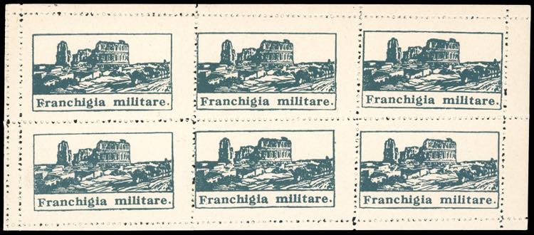 1943 - Franchigia, VERDE AZZURRO ... 