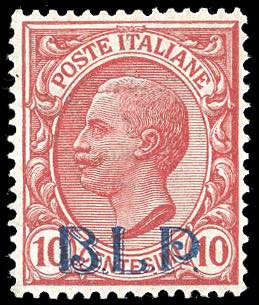 1921 - 10 cent., soprastampa BLP ... 