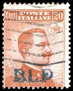 1921 - 20 cent. soprastampa BLP, I ... 