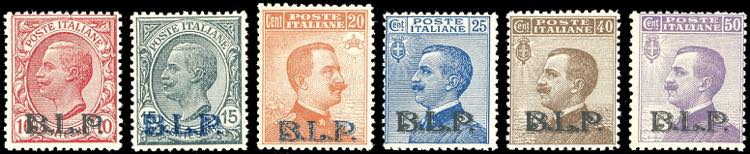 1922/23 - Soprastampati BLP, II ... 