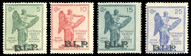 1922 - Vittoria, soprastampati ... 