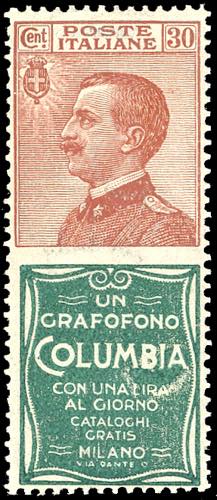 1924 - 30 cent. Columbia (9), ... 