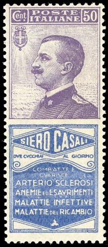 1924 - 50 cent. Siero Casali (15), ... 