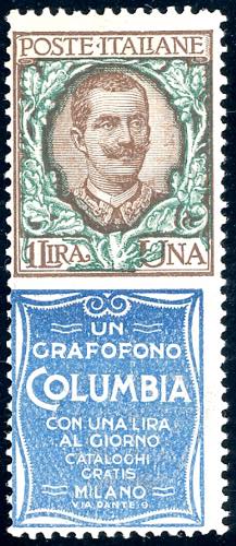 1924 - 1 lira Columbia (19), ... 