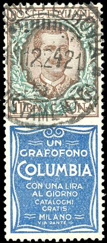 1924 - 1 lira Columbia (19), ... 