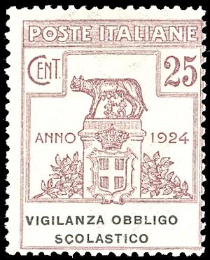 VIGILANZA OBBLIGO SCOLASTICO 1924 ... 