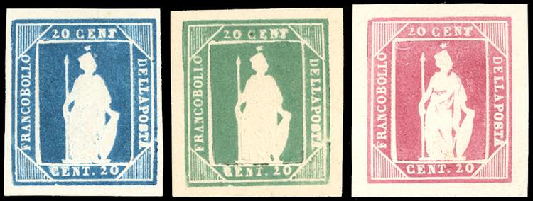 1862 - 20 cent. saggi Thermignon ... 