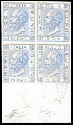 1864 - 15 cent. Bigola, saggio in ... 