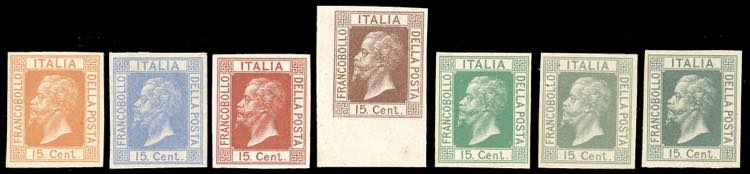 1864 - 15 cent. Bigola, sette ... 