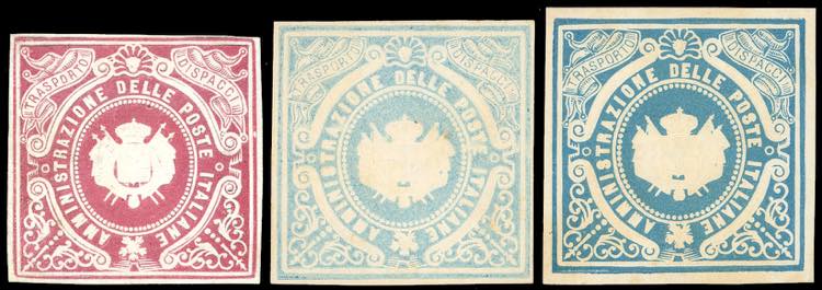 1864 - Saggi Re, tre esemplari in ... 