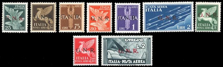 1944 - Soprastampati G.N.R. ... 