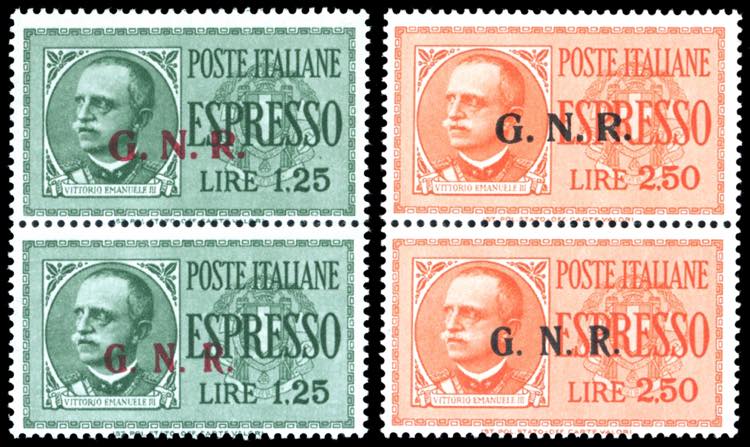 1943 - 1,25 lire e 2,50 lire, ... 