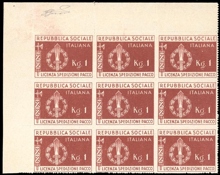 1944 - 1 kg. bruno rosso, ... 