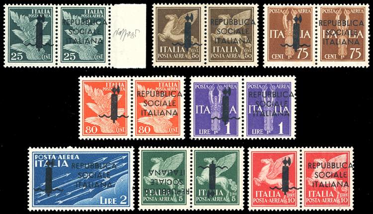 POSTA AEREA 1944 - Serie completa, ... 