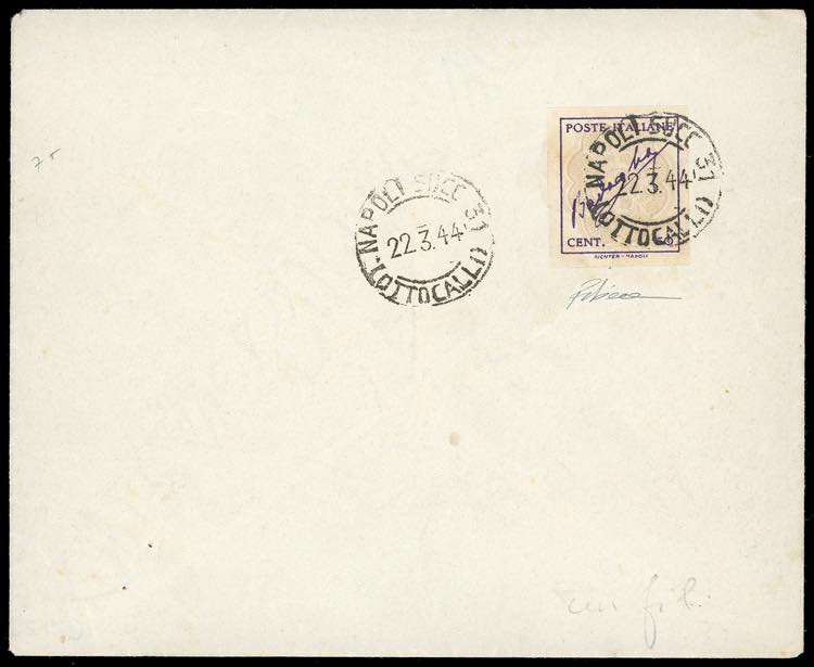 1944 - 50 cent. violetto e grigio ... 