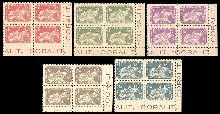 CORALIT 1945 - Ciclista, serie ... 