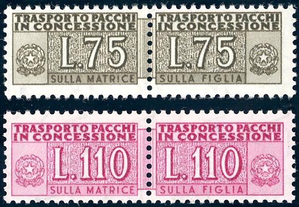 1955 - 75 lire e 110 lire, ... 
