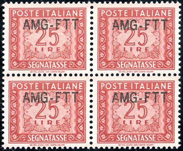 SEGNATASSE 1954 - 25 lire, nuovo ... 