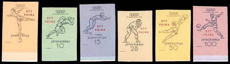 1952 - Olimpiadi, non dentellati, ... 