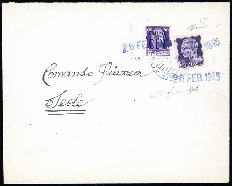 PIACENZA 1945 - 1 lira Imperiale, ... 