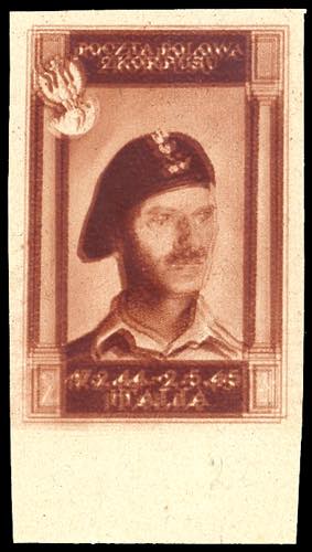 1946 - 2 zl. bruno rosso, doppia ... 