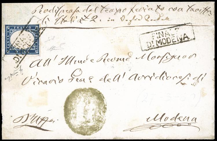 FINALE DI MODENA, cartella in nero ... 