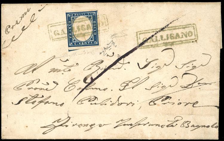 GALLICANO, cartella in azzurro ... 