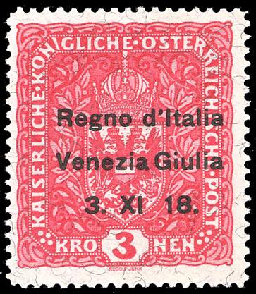VENEZIA GIULIA 1918 - 3 k. ... 