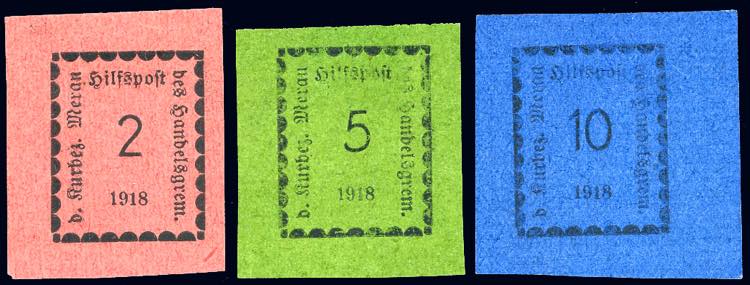 MERANO 1918 - Prima emissione, ... 