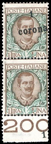 TRENTO E TRIESTE 1919 - 1 corona ... 